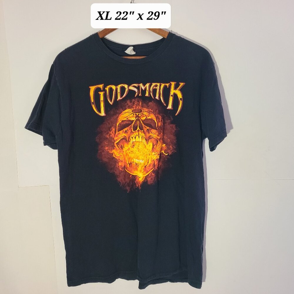 Godsmack Skull Graphic Black XL T-Shirt